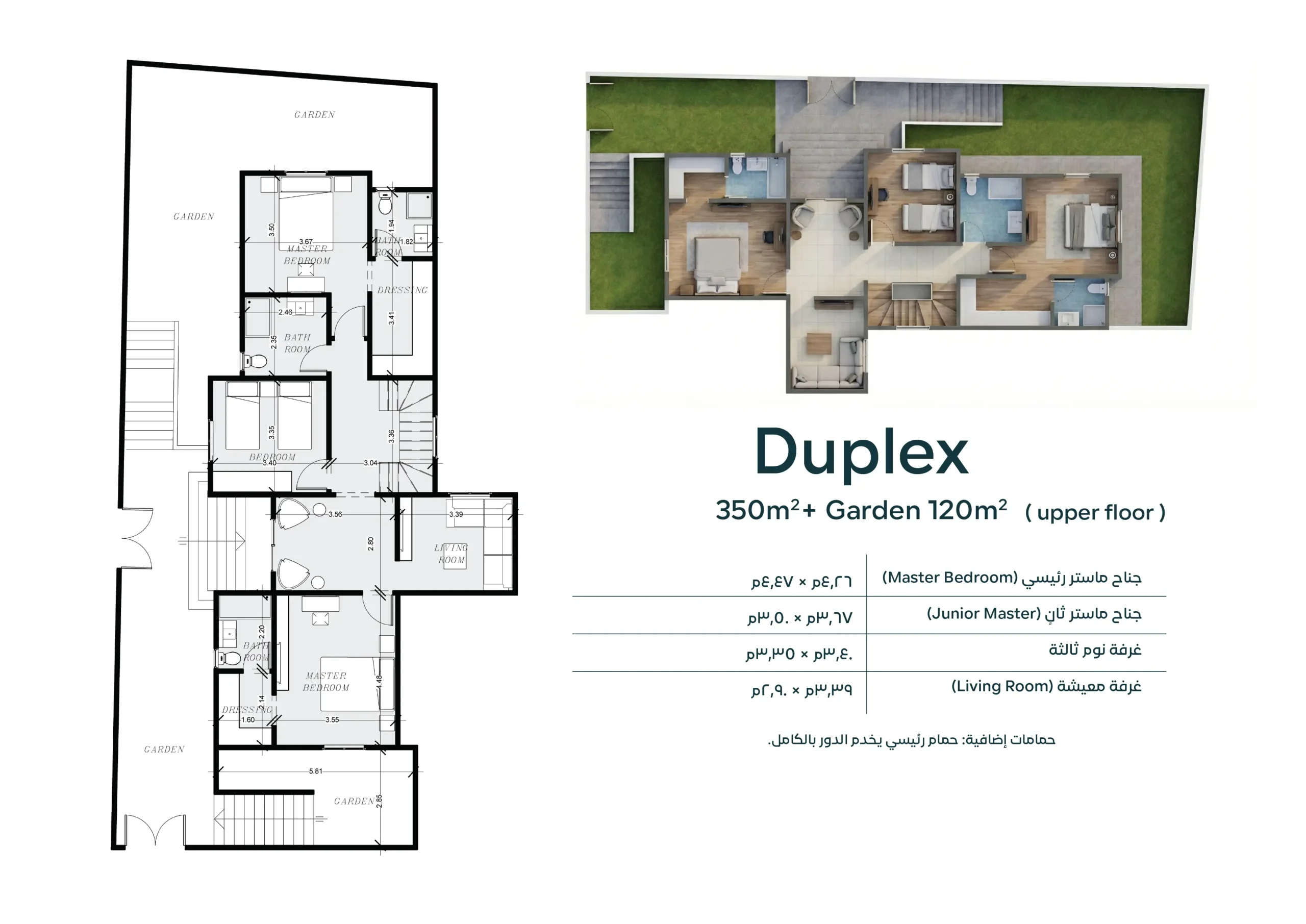مخططات ومساحات فيلا 177